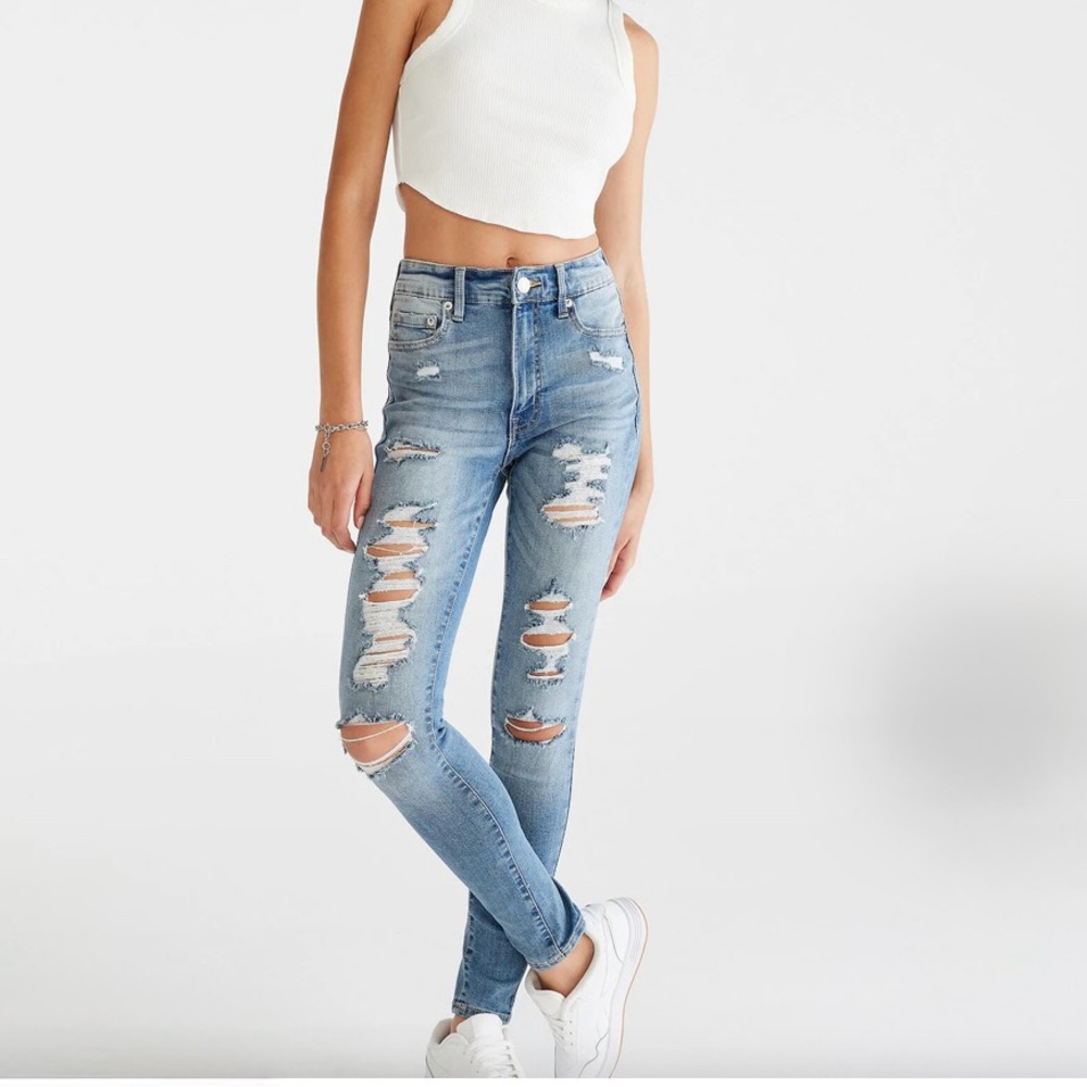 Aeropostale Women’s Size 6S Premium Seriously Stretchy Super High-Rise Jegging